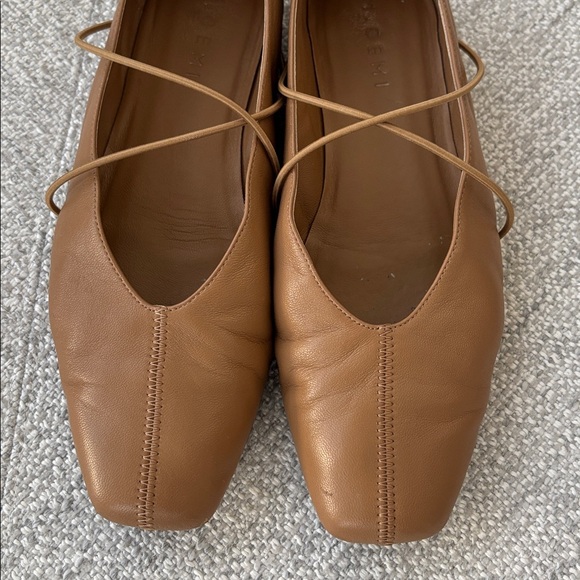 M. Gemi “The Una” - Light Tan Ballet Flats - Picture 6 of 11